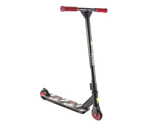 Trotineta pentru copii Fusion, cadru aluminiu, roti silicon 10 cm, 8 ani+, max 100 kg, Urban Poppy Red