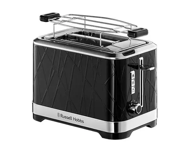 Prajitor de paine Russell Hobbs, 2 felii, Negru