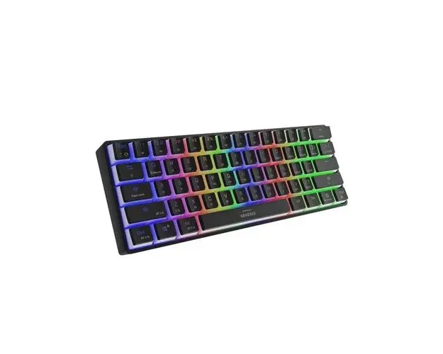 Tastatura Gaming Mecanica Wireless Genesis Thor 660, RGB (Negru)