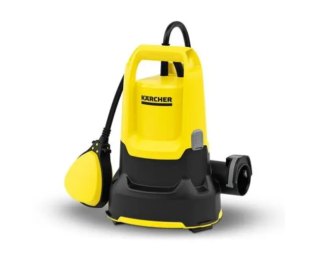 Pompa submersibila cu plutitor apa curata Karcher SP 9000 Flat, 280 W, debit maxim 9000 l/h, inaltime de pompare 6 m, presiune 0.6 bar, adancime de scufundare 7 m