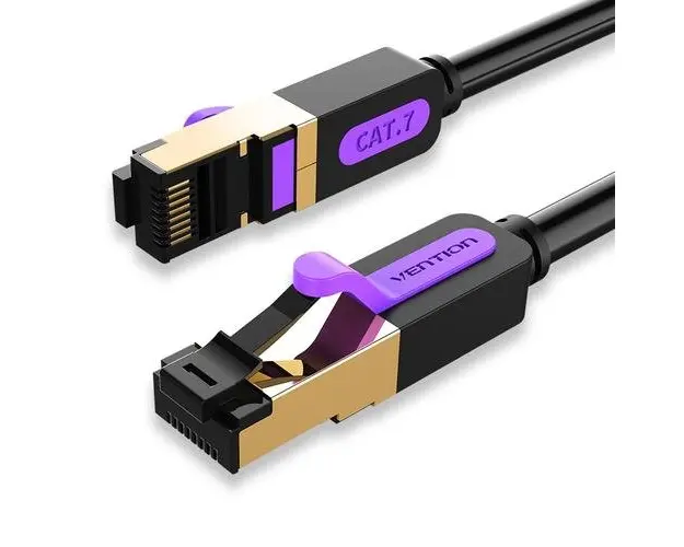 Cablu internet CAT 7 ,Cablu LAN SSTP - 10 GB / s si 600 MHz, 2 m, Vention