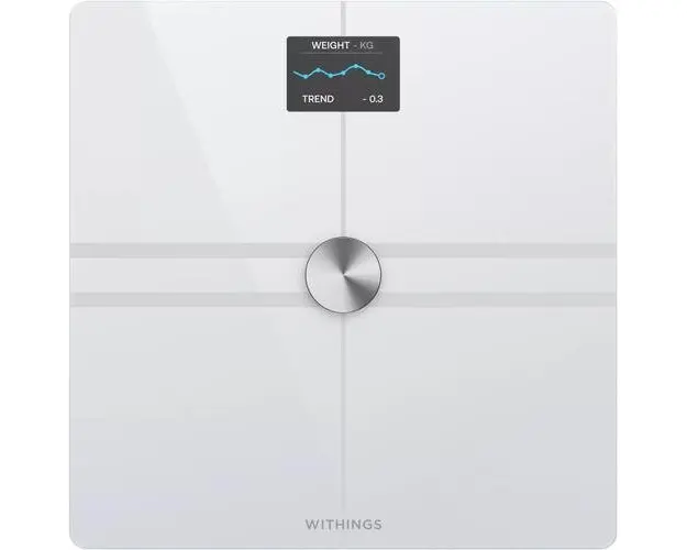 Cantar Wi-Fi pentru analiza corporala completa Withings Body Comp, Alb