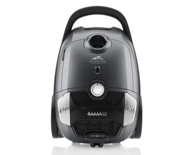 Aspirator cu sac ETA Avanto Home Perfect ETA451990000, 800 W, capacitate de 3l, Negru/Gri
