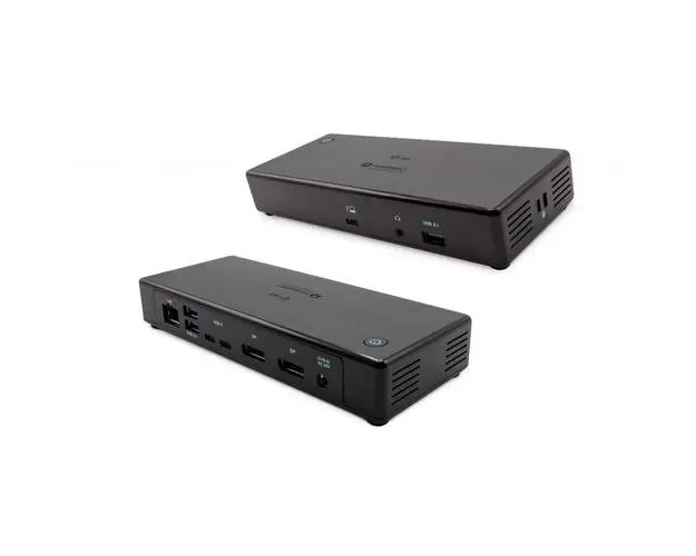 Docking Station, I-TEC, Thunderbolt3/USB-C, Dual DisplayPort 4K +Power Delivery 85W, Negru