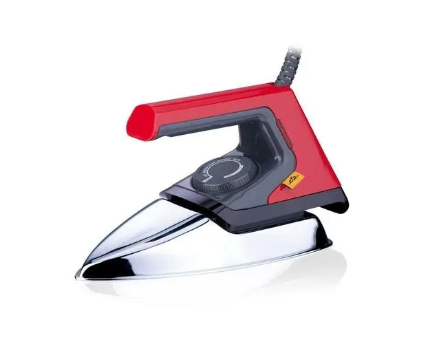 Fier de calcat uscat, ETA, RETRO, 1000W, Negru/Rosu