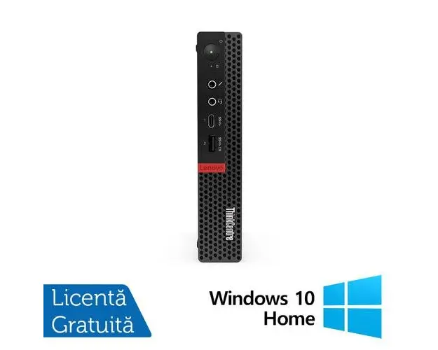 Calculator Sistem PC Refurbished Lenovo ThinkCentre M720q MiniPC, Intel Core i5-8400T 1.70 - 3.30GHz, 16GB DDR4, 512GB SSD + Windows 10 Home
