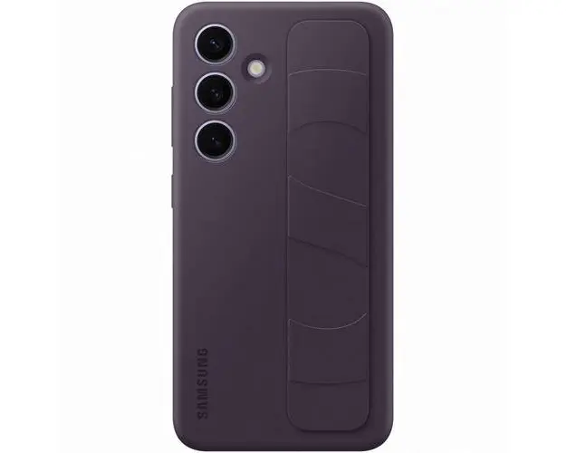 Husa de protectie Samsung Standing Grip Case pentru Galaxy S24, DARK VIOLET