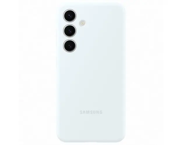 Husa de protectie Samsung Silicone Case pentru Galaxy S24, WHITE