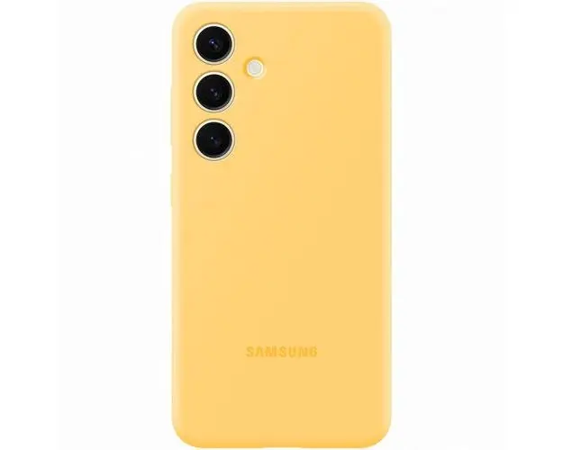 Husa de protectie Samsung Silicone Case pentru Galaxy S24, YELLOW