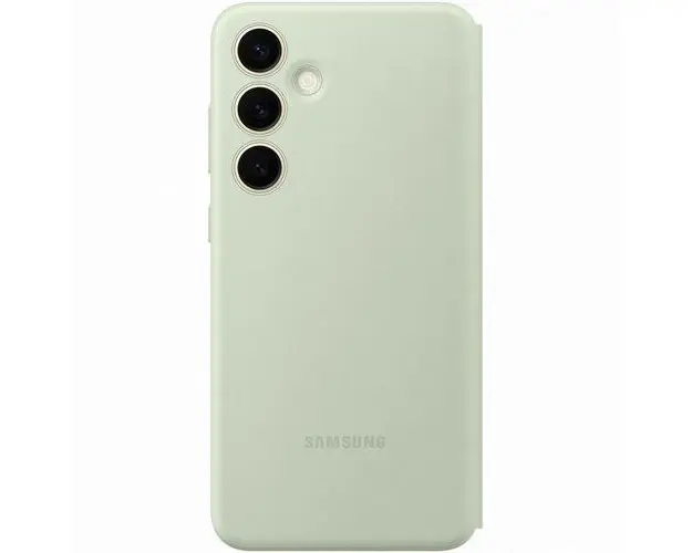 Husa de protectie Samsung Smart View Wallet Case pentru Galaxy S24+, LIGHT GREEN