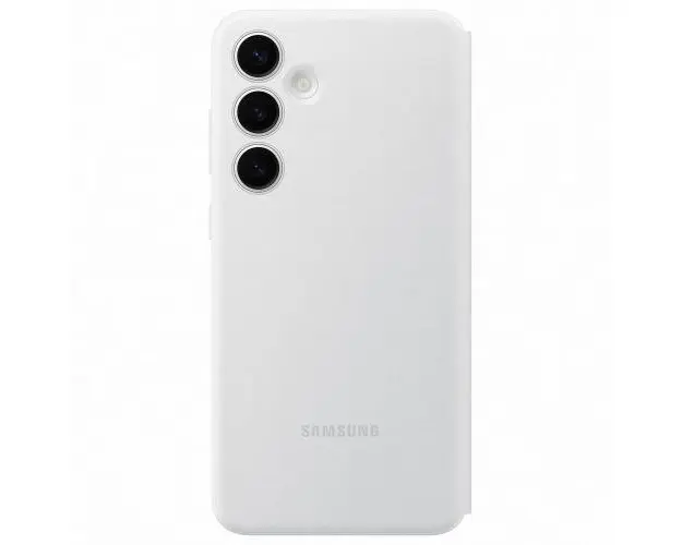 Husa de protectie Samsung Smart View Wallet Case pentru Galaxy S24+, WHITE