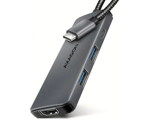 Hub AXAGON HMC-5H8K, USB-C, 5Gbps, 8K