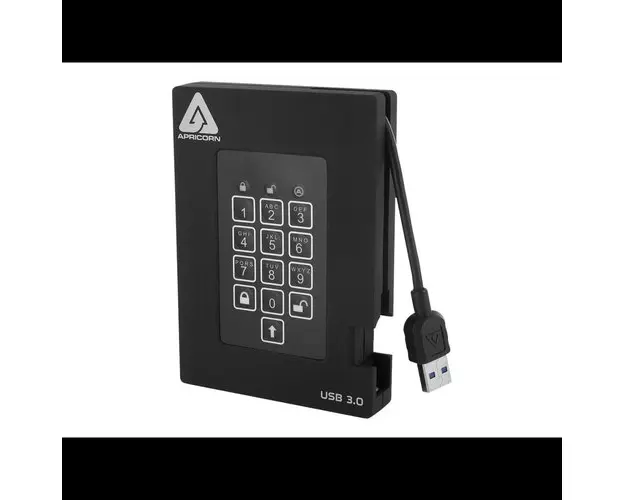 Hard Disk Extern Aegis Padlock Fortress, 1TB, USB 3.0, 2.5inch