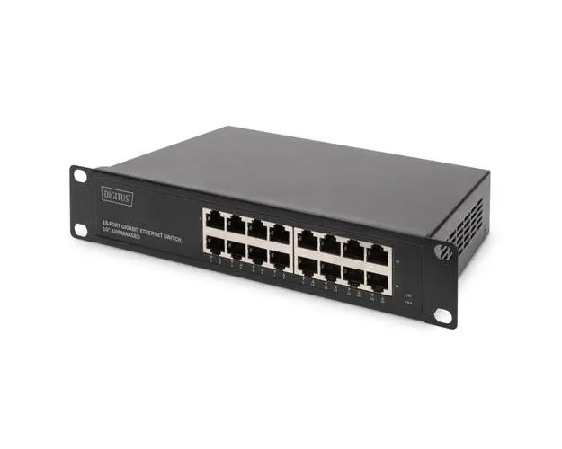 Switch Digitus DN-80115, 16 Porturi, Gigabit