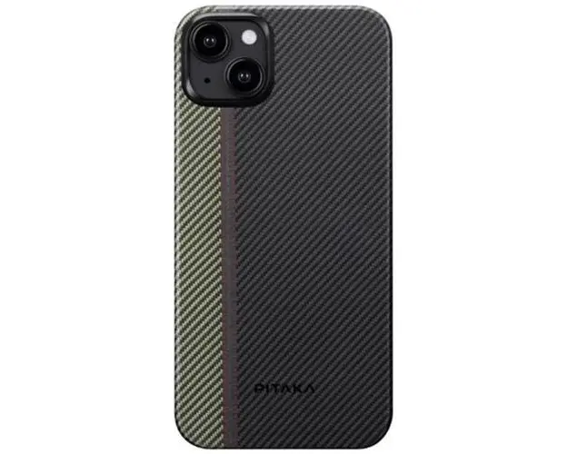 Husa Pitaka MagEZ 4 Aramida 600D compatibila cu iPhone 15, MagSafe, Overture