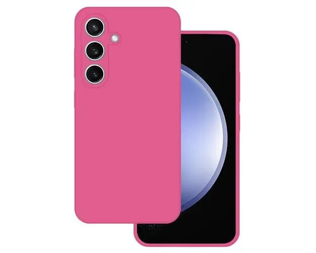 Husa Protectie Spate Lemontti Silicone Premium compatibila cu Samsung Galaxy A05s (Roz)