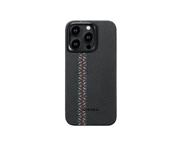 Carcasa aramida kevlar, Pitaka, ultra slim, pentru Apple iPhone 15 Pro