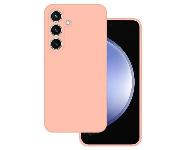 Husa Protectie Spate Lemontti Silicone Premium compatibila cu Samsung Galaxy A05s (Roz)