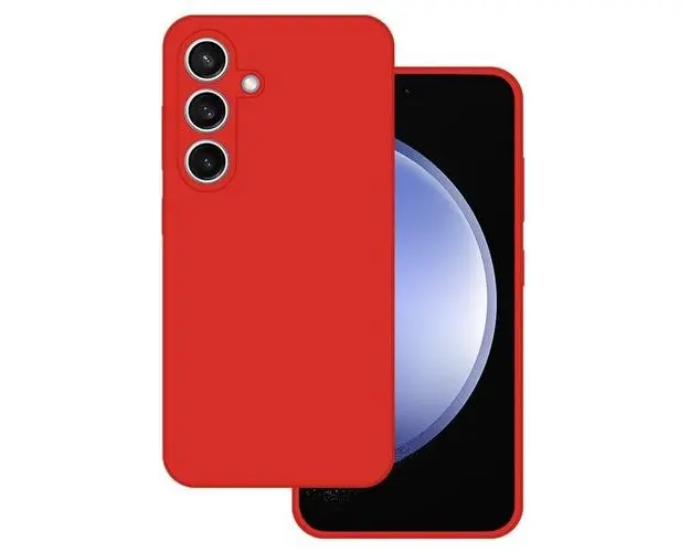 Husa Lemontti Silicone Premium compatibila cu Samsung Galaxy A15 / A15 5G, Rosu
