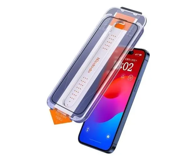 Folie Sticla Mcdodo compatibila cu iPhone 15 Plus, Transparent