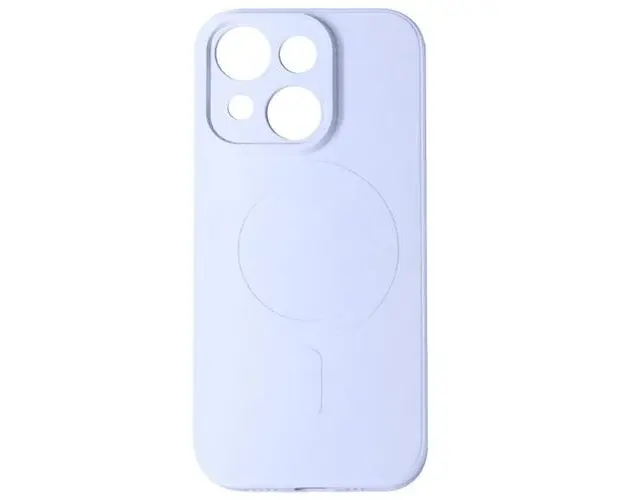 Husa Lemontti Silicon compatibila cu iPhone 15, MagSafe Lila