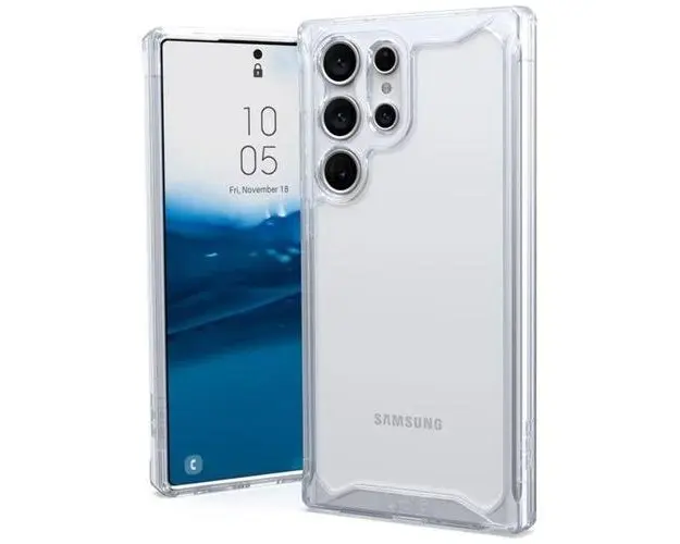 Husa UAG Plyo Series compatibila cu Samsung Galaxy S23 Ultra, Transparent