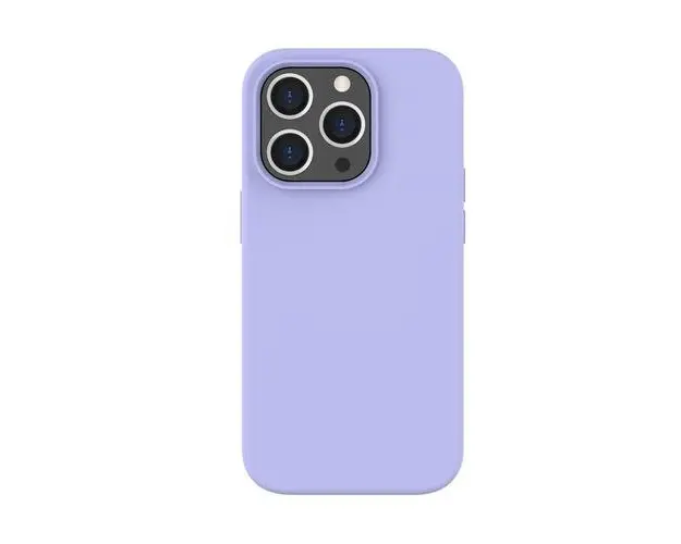 Husa de protectie Lemontti Liquid Silicon MagCharge pentru iPhone 14 Pro, Mov