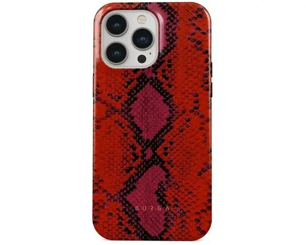 Husa Burga Dual Layer Wild Pomegranate compatibila cu iPhone 15 Pro Max