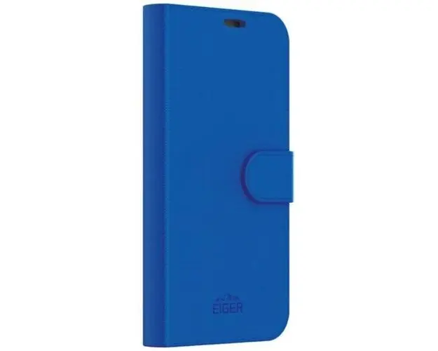 Husa Eiger North Folio Case compatibila cu iPhone 15 Pro Max, Albastru
