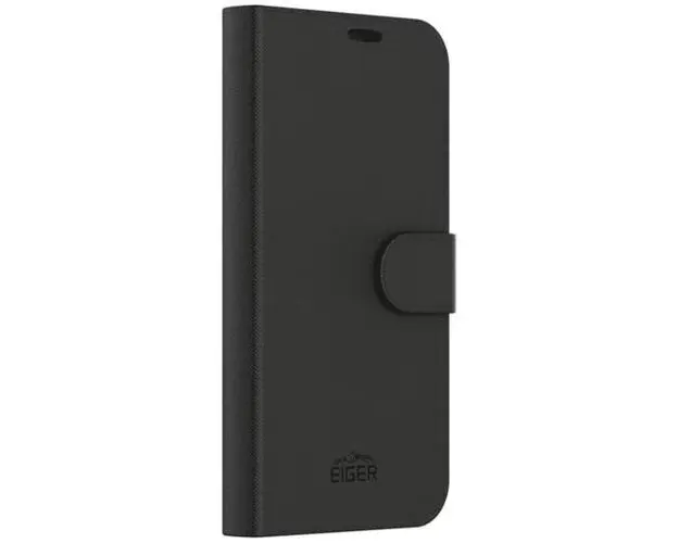 Husa Eiger North Folio Case compatibila cu iPhone 15, Negru