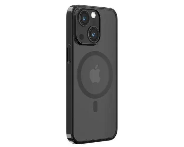 Husa Devia Glimmer Series Magnetic compatibila cu iPhone 15 Plus, Negru
