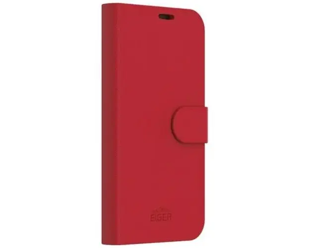 Husa Eiger North Folio Case compatibila cu iPhone 15 Plus, Rosu