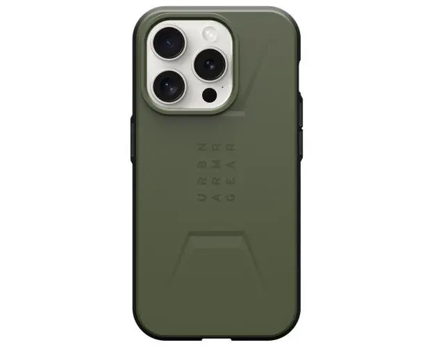 Husa de protectie UAG Civilian Magsafe pentru iPhone 15 Pro Max, Verde