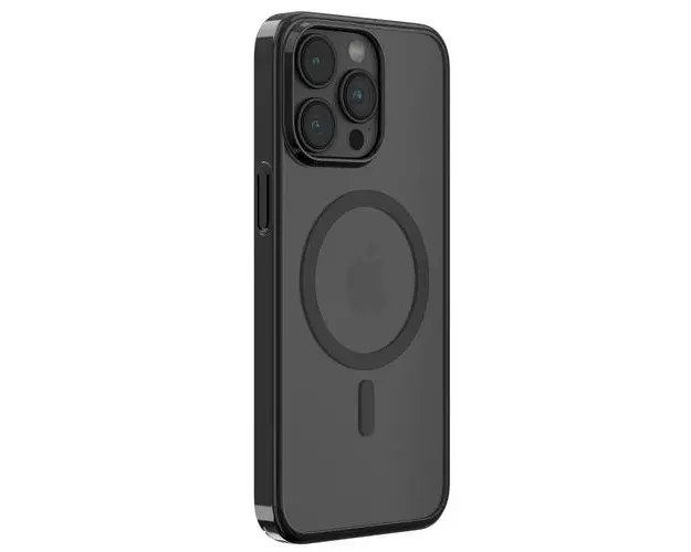 Husa Devia Glimmer Series Magnetic compatibila cu iPhone 15 Pro, Negru