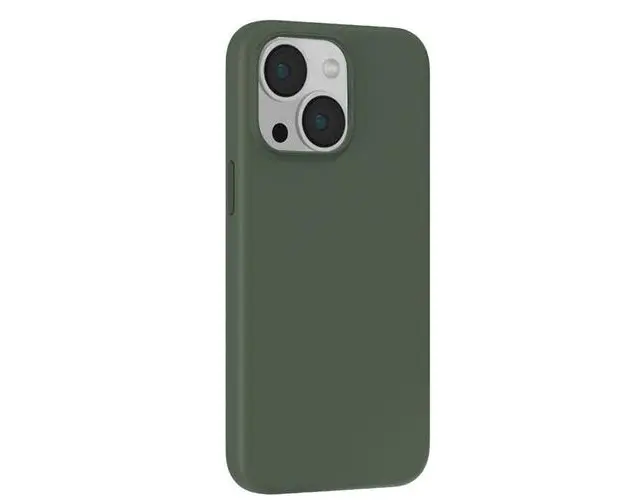 Husa Devia Silicon Nature Series compatibila cu iPhone 15 Plus, Verde