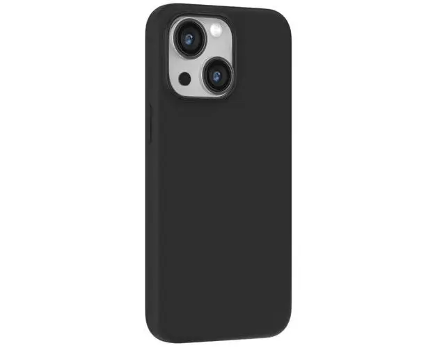 Husa de protectie Devia pentru iPhone 15 Plus, Silicon Nature Series, Negru