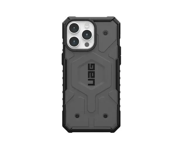 Husa de protectie UAG Pathfinder Magsafe pentru iPhone 15 Pro Max, Gri