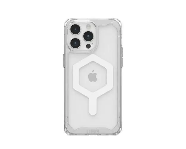 Husa de protectie UAG Plyo MagSafe Series pentru iPhone 15 Pro Max, Transparent/Alb