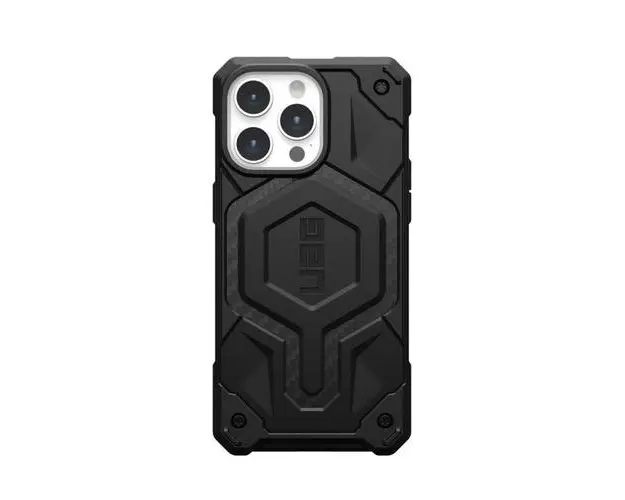 Husa de protectie UAG Monarch Pro pentru iPhone 15 Pro Max, Carbon Fiber
