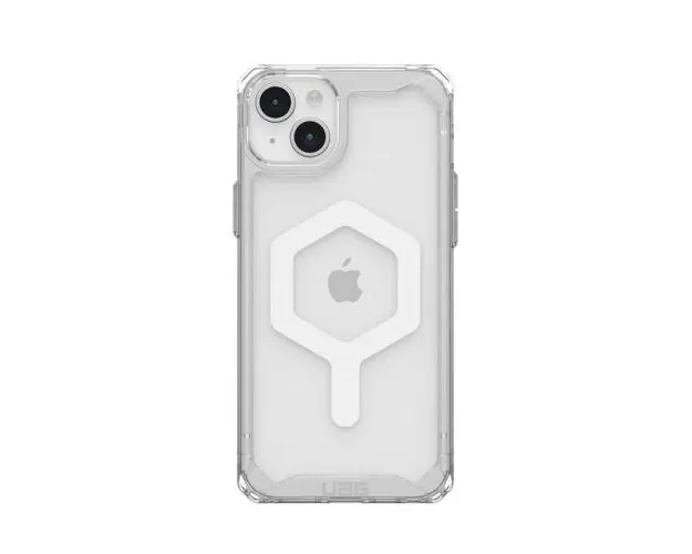 Husa de protectie UAG Plyo MagSafe Series pentru iPhone 15 Plus, Transparent/Alb