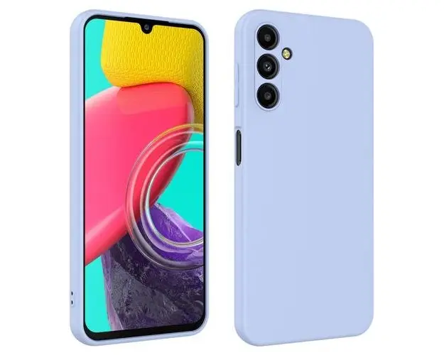 Husa de protectie Lemontti Silicon Soft Slim pentru Samsung Galaxy A14 5G, Lila