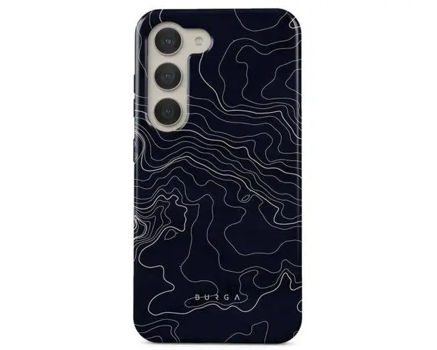 Husa Burga Dual Layer Drifting Shores Line Art pentru Samsung Galaxy S23 Plus