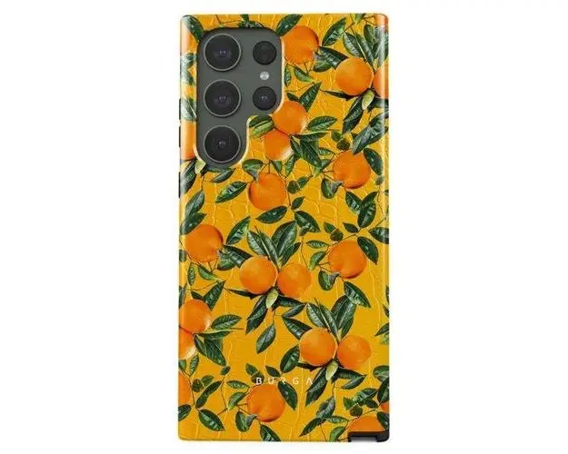 Husa Burga Dual Layer Orange Lemonade pentru Samsung Galaxy S23 Ultra