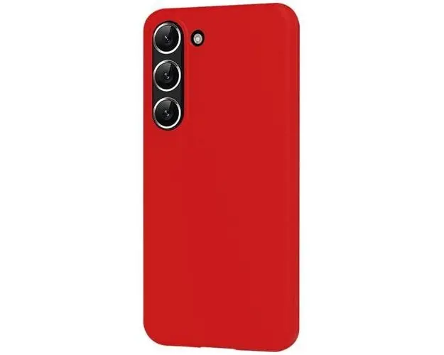 Husa de protectie Lemontti Silicon Soft Slim pentru Samsung Galaxy S23 Plus, Rosu