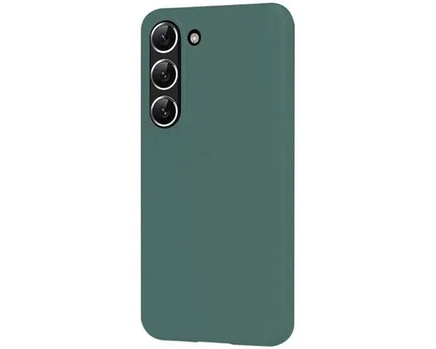 Husa de protectie Lemontti Silicon Soft Slim pentru Samsung Galaxy S23 Plus, Verde
