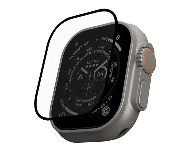 Folie Sticla UAG Glass Shield Plus compatibila cu Apple Watch 49mm (Negru)