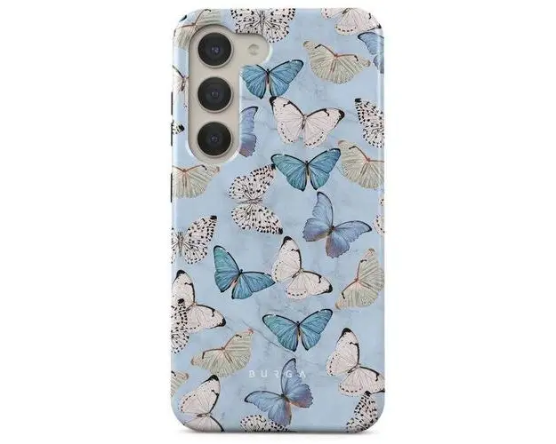 Husa Burga Dual Layer Give Me Butterflies pentru Samsung Galaxy S23