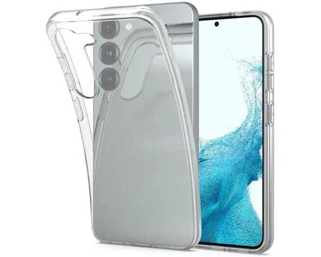 Husa de protectie Lemontti Silicon pentru Samsung Galaxy S23 Plus, Transparent