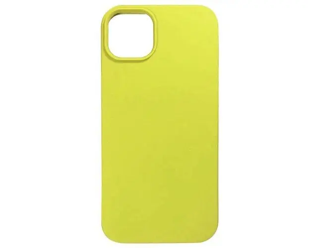 Husa de protectie Lemontti Liquid Silicon MagCharge pentru iPhone 14, Galben
