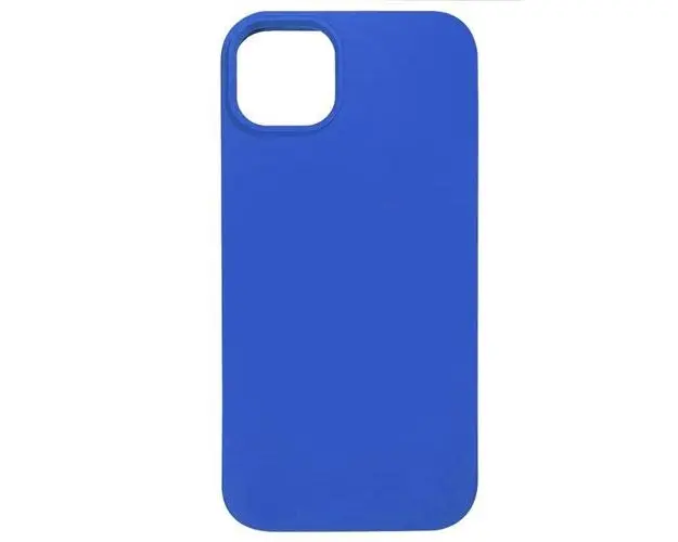 Husa de protectie Lemontti Liquid Silicon MagCharge pentru iPhone 14, Albastru